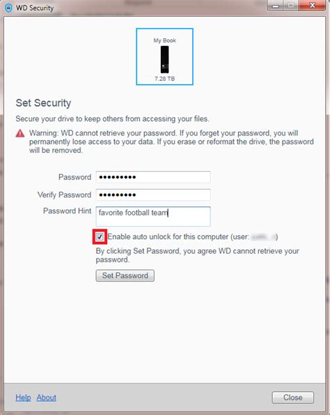 Wd Security Password Protected Drive Auto Unlock Not Working Sandisk