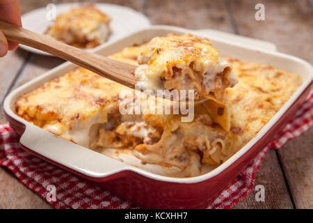 Tomato And Ground Beef Lasagne Rolls With Cheese Layered Between Sheets