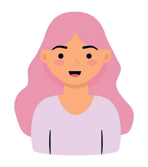 Happy Woman Illustration 21388113 Vector Art At Vecteezy