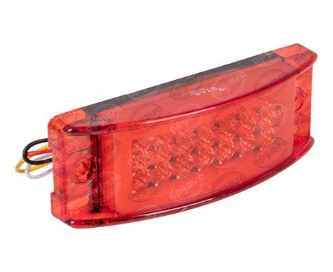 PLAFON LEDS ROJO POSICION LATERAL 2 2 21 LEDS 12 24V 21 LEDS GEL STAR