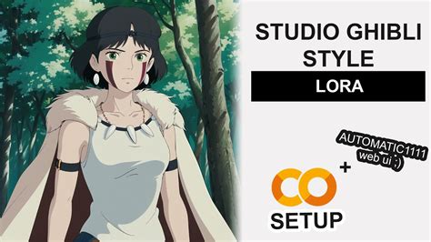 Studio Ghibli Style Stable Diffusion Lora Google Colab Setup Youtube