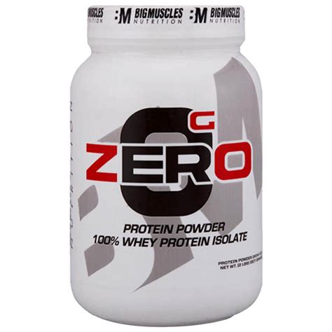 Big Muscles Zero Whey Protein Isolate Online Best Prices