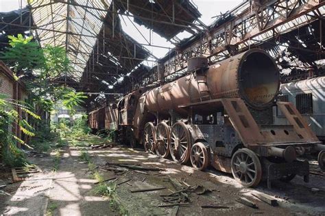 Abandoned Train Yard Unknown Location R Urbanexploration