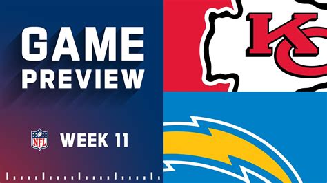 Kansas City Chiefs Vs Los Angeles Chargers 2022 Week 11 Game Preview