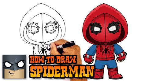 How to Draw Spiderman Homecoming | Drawing Tutorial - YouTube