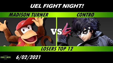 Fight Night Madison Turner Diddy Kong Vs Contro Joker Losers