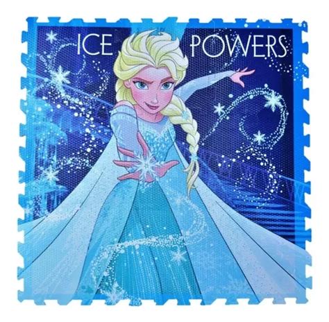 Tapete Piso Foamy Armable Frozen 90 X 90 Cm Disney Original Envío gratis