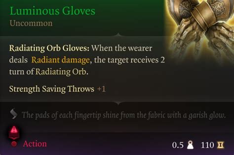 Luminous Gloves - Baldur's Gate 3 - BG3 - Deltia's Gaming