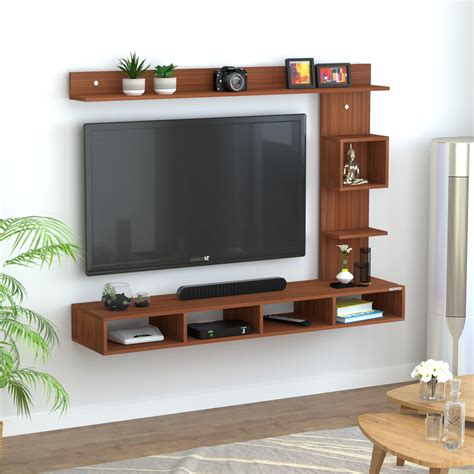 Buy Redwud Joannas Engineered Wood Wall Tv Unittv Standtv Cabinettv Entertainment Unitset