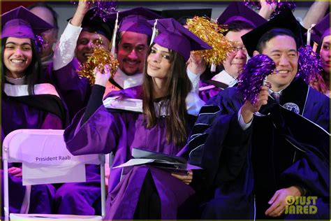 Emily Ratajkowski Delivers Hunter College Commencement Address Photo