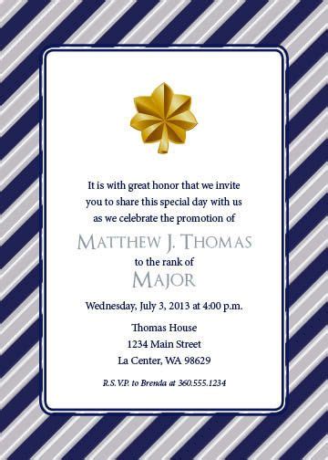 Promotion Ceremony Invitation