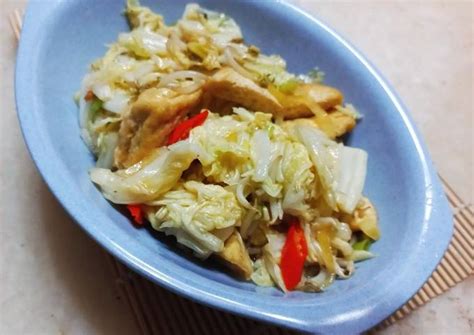 Resep Tumis Sawi Putih Tahu Tauge Oleh Iis Cookpad