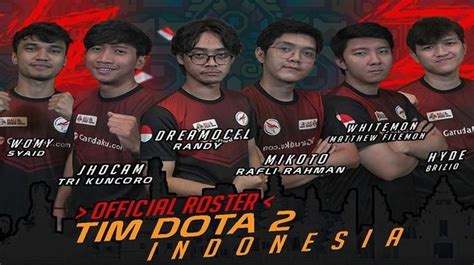 Inilah Squad Timnas Dota Indonesia Untuk Iesf World Esports