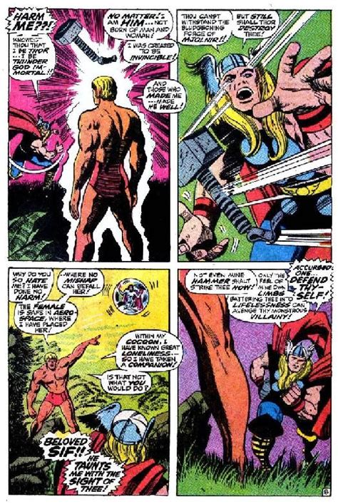 Thor Vs Adam Warlock Battles Comic Vine