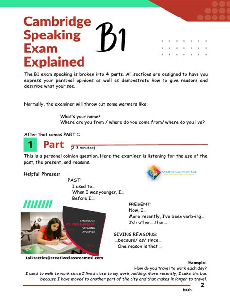 Cambridge B1 Speaking 2 Pdf