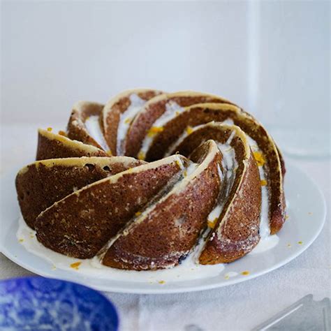 Rum And Raisin Bundt With Orange Glaze Incorporate Rum In Your