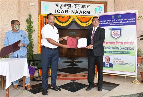 Icar Naarm 45th Foundation Day Programme On September 1 2020 Icar