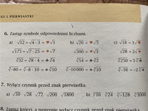 Proszę o pomoc w zadaniu 6 Zdjęcie w załączniku Nie same odpowiedzi