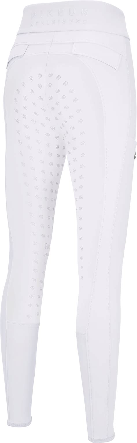 PIKEUR Pantalon d Équitation Breeches Full SD Highwaist White FS24