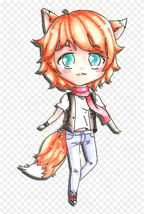 Cute Anime Fox Boy