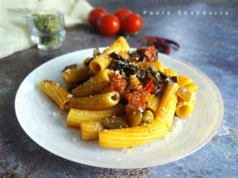 Pasta Con Melanzane E Olive Blog Di Unavitaincucina Pasta