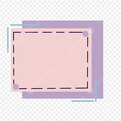 Simple Border Frame Png Picture Simple Border Color Candy Frame Line