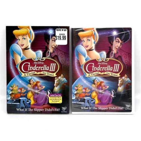 Cinderella 3 A Twist In Time Disney Dvd Walt Disney Brand New Sealed Ebay