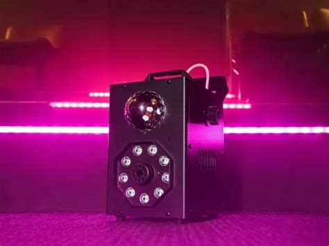 Qtx Spherosmoke Compact W Led Fog Machine With Rgb Magic Ball Effect