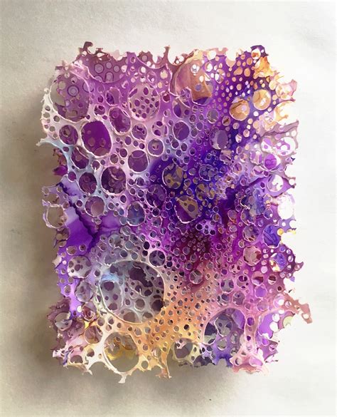 Cells Alcohol Ink On Yupo Paper By Jess Kirkman Aka Manifest Jess