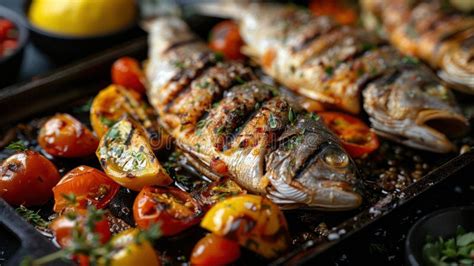 Pescado A La Parrilla Con Verduras Asadas Una Receta Sencilla Y