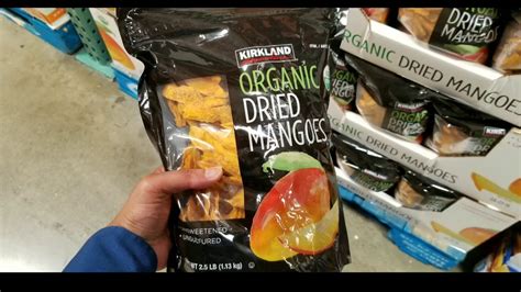 Kirkland Signature Organic Dried Mangoes Lbs Costco