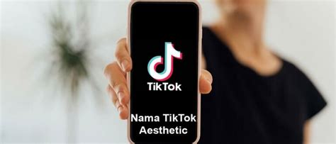 417 Nama TikTok Aesthetic Keren Dan Unik Terbaru 2024 JalanTikus