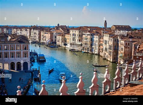 View from Fondaco dei Tedeschi Venice Italy Stock Photo - Alamy