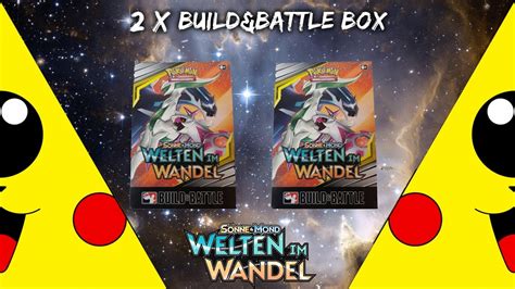 11 Booster NEUE SERIE Welten Im Wandel Pokemon PreRelease TCG