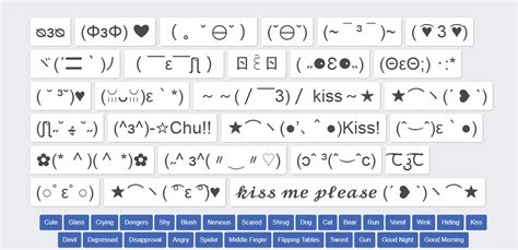 Express Love With Kiss Lenny Face Emoticons