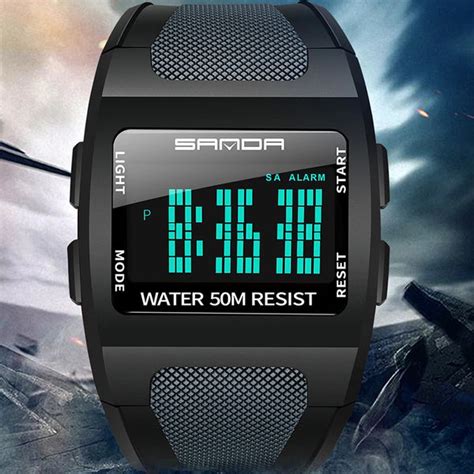 Large Screen Digital Display Sports Watches for Men – Inspire Watch