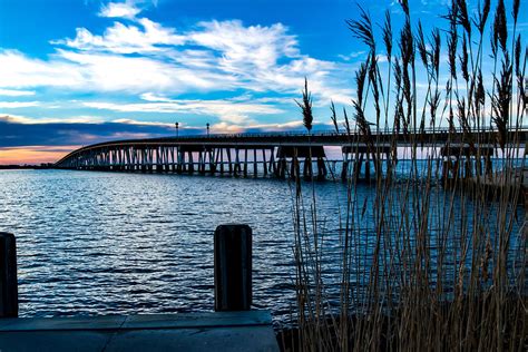 Assateague Island Bridge As Seen Through The Sea Grass Photograph By Carol Ward Pixels