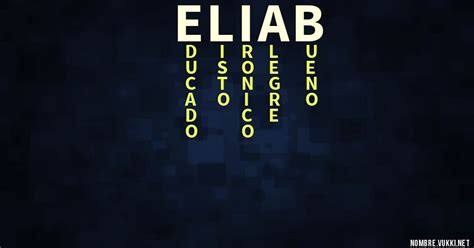 Qué significa eliab