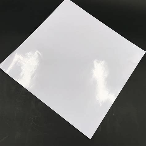 Hot Melt Self Adhesive Cast Coated Sticker Mirror Paper Buy Cast