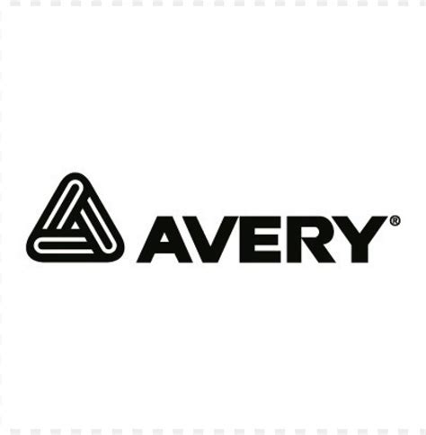 Avery Black Logo Vector 461821 Toppng