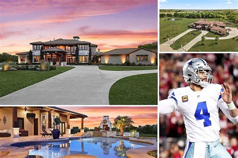 Take A Peek at Cowboys QB Dak Prescott's House in Prosper Texas