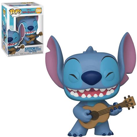 Figurine Lilo Stitch Funko Pop Stitch With Ukulele Disney 1044 55615