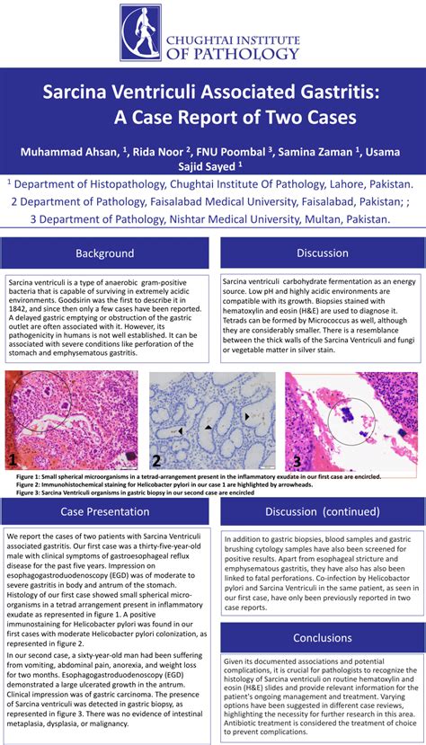 Pdf Sarcina Ventriculi Associated Gastritis A Case Report Of Two Cases