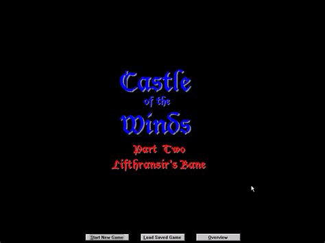 Castle of the Winds 2 | Old DOS Games | Download for Free or play on ...