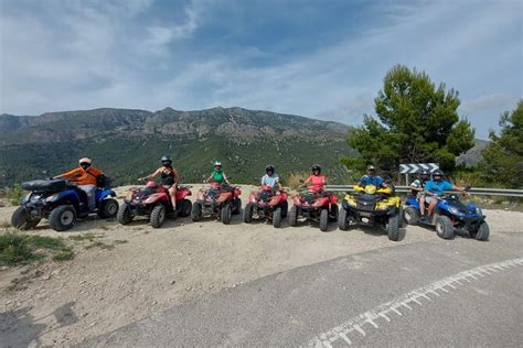 Geführte ATV Tour zu den Wasserfällen Fuentes del Algar zur Verfügung