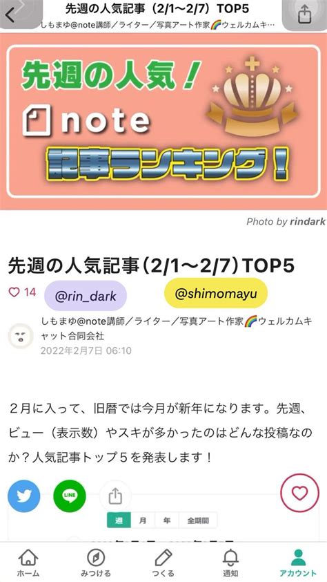 人気記事ランキングtop5🧡2022年2月1日〜2月7日に、アクセス数・スキ いいね が多かった人気記事発表🧡🧡clubhouseでの朝活中に、リン☆だあくさんが作成した見出し画像を使用🧡