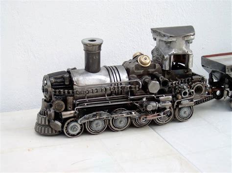 Train Modern Art Sculpture Sculpture Modern Art Home Decor Art