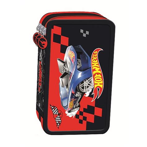 Hot Wheels emeletes tolltartó felszerelt Speed Club Iskolatáska Áruház