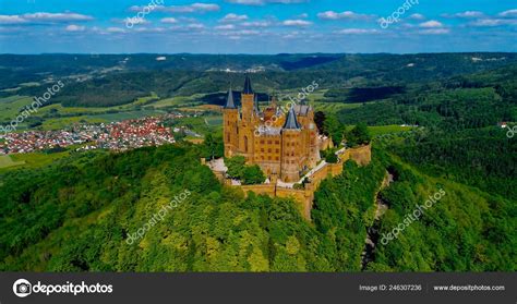 Aerial View Famous Hohenzollern Castle Germany Photo Taken Drone Stock Photo by ©Alexandra Lande ...