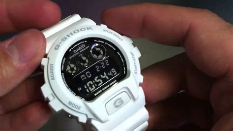 Casio G Shock Dw 6900 White Watch Dw6900nb 7 Youtube